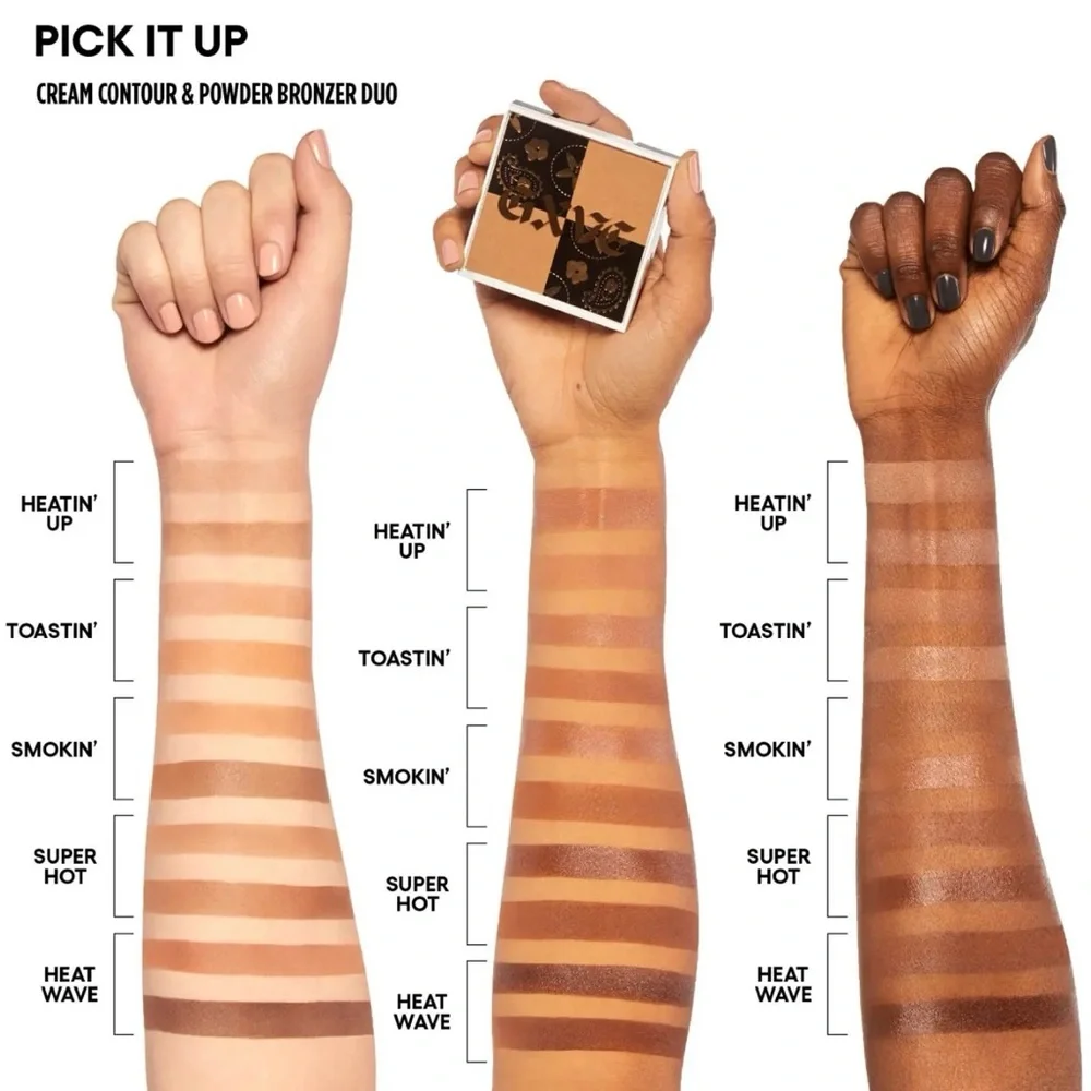 GXVE PICK IT UP CONTOUR & BRONZER DUO in SUPER HOT NEW
